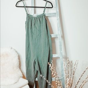 Green/gray jumpsuit
